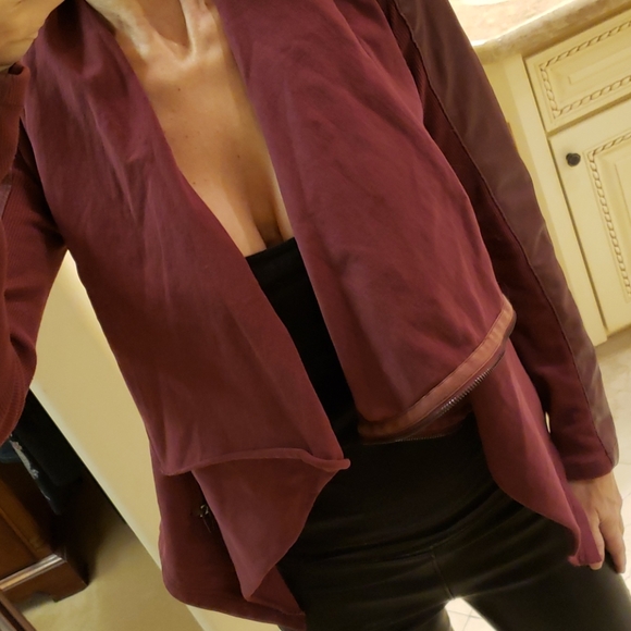 [BLANKNYC] faux leather & cotton jacket, XS - Picture 3 of 16